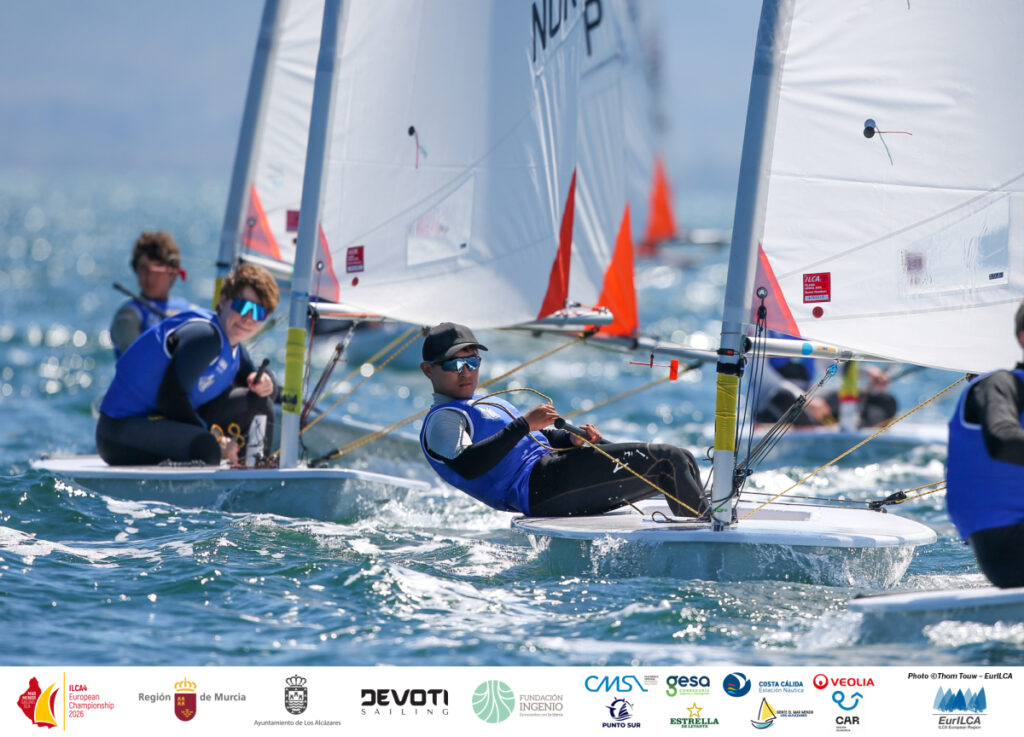Gran actuación cántabra en el Europeo juvenil de ILCA 4