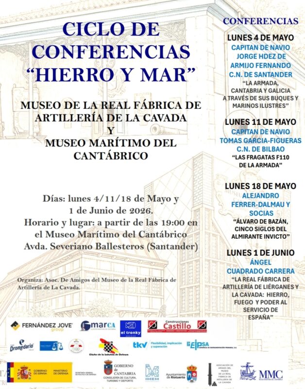 Conferencia “La Armada, Cantabria y Galicia a través de sus buques y marinos ilustres”