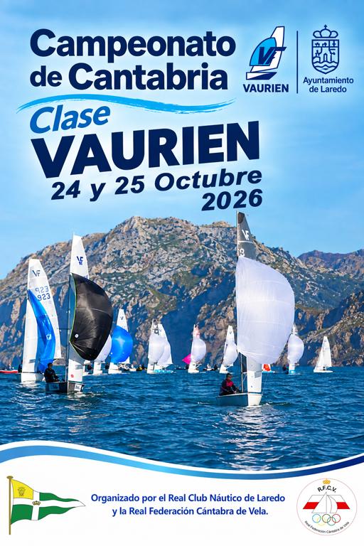 El 24-25 de octubre tendrá lugar el Campeonato de Cantabria de Vaurien en aguas de Laredo